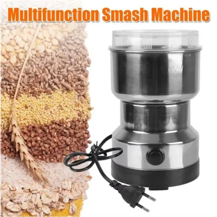 Multifunctional 4-Blade Electric Grain Grinder shown from the side