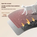 Close-up of the Two-Layer Cat Litter Mat — Indoor Floor Protector